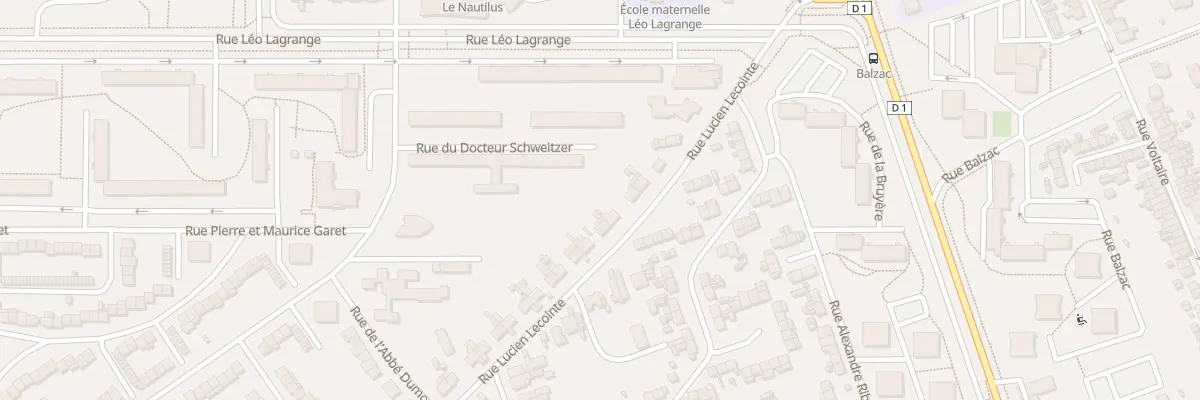 Plan du 245 Rue Lucien Lecointe à Amiens