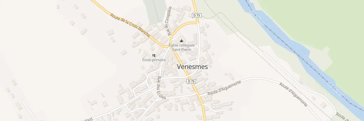 Plan du 1 Rue de l’Eglise à Venesmes
