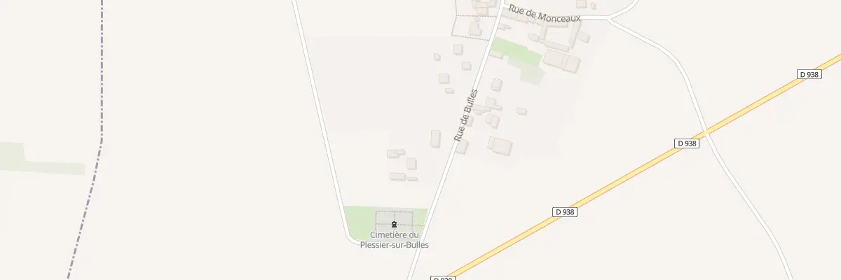 Plan du 400 Rue de Bulles au Plessier-sur-Bulles