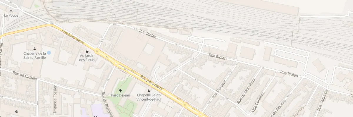 Plan du 68 Rue Riolan à Amiens