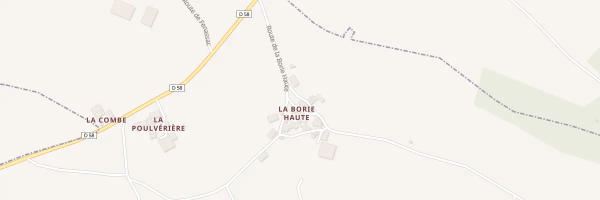 Plan du 5141 La Borie Haute à Cabanès