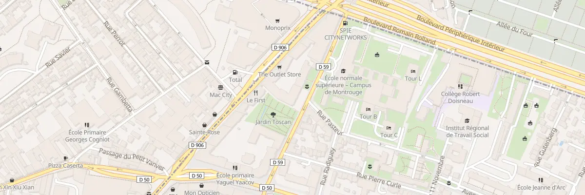 Plan du 20 Rue Maurice Arnoux à Montrouge