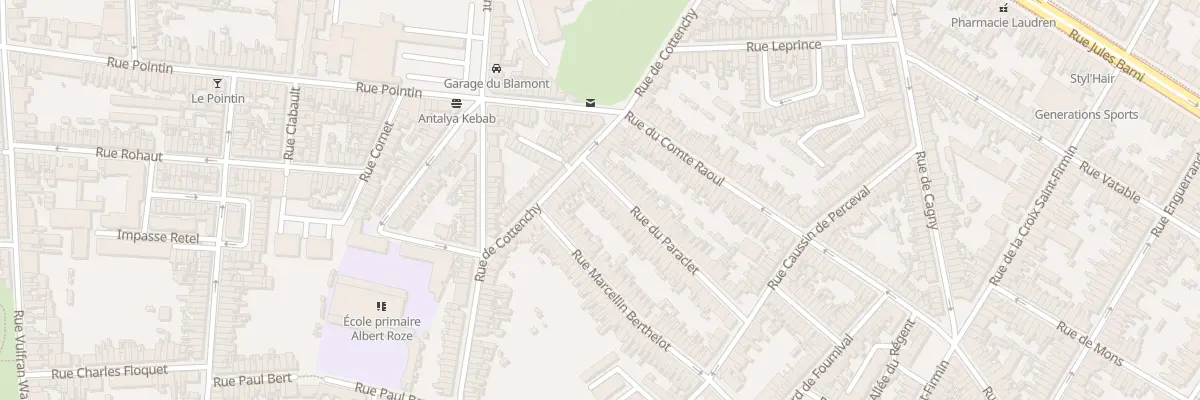 Plan du 10 Rue du Paraclet à Amiens