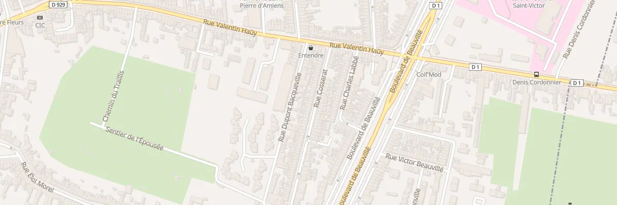 Plan du 65 Rue Cosserat à Amiens