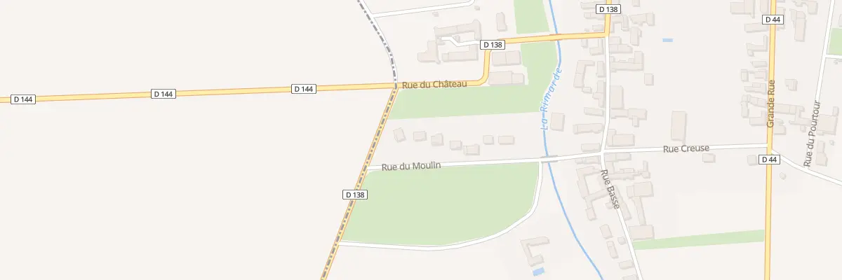 Plan du 14 Rue du Moulin à Courcelles-le-Roi