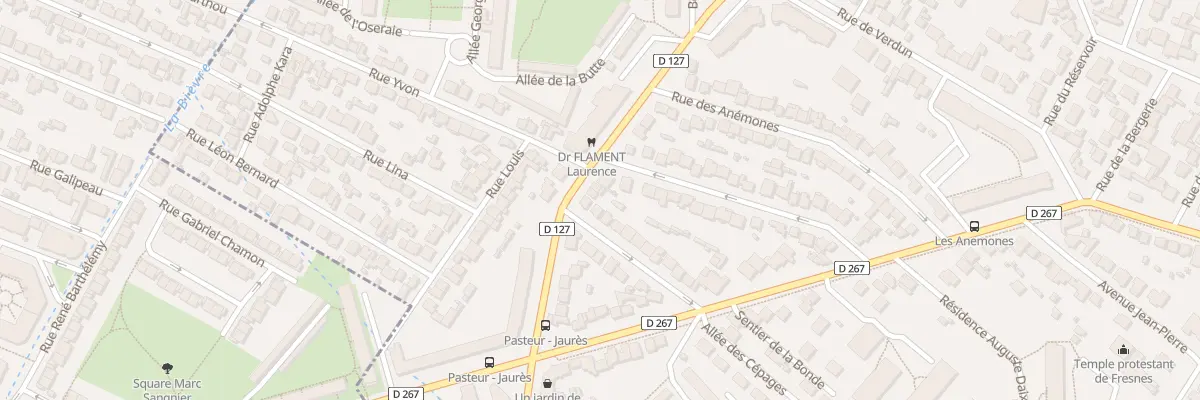 Plan du 81B Bd Pasteur à Fresnes