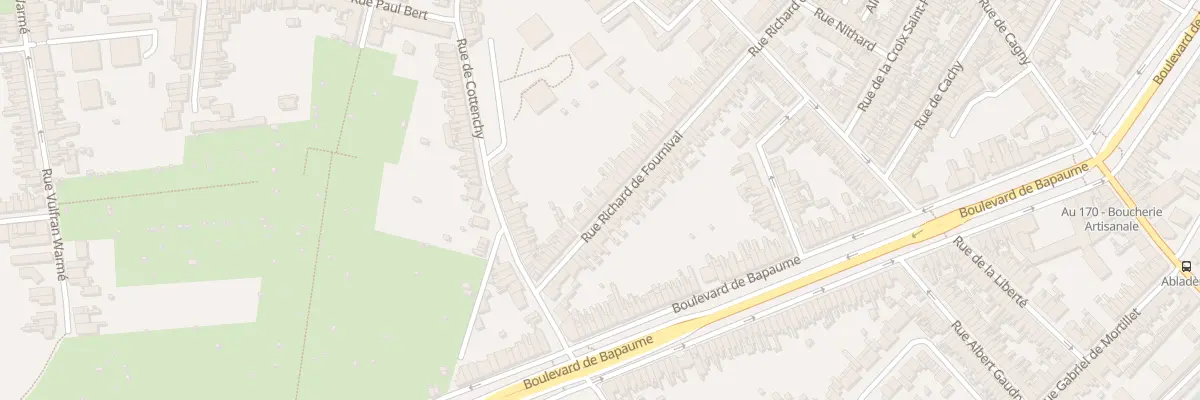 Plan du 118 Rue Richard de Fournival à Amiens