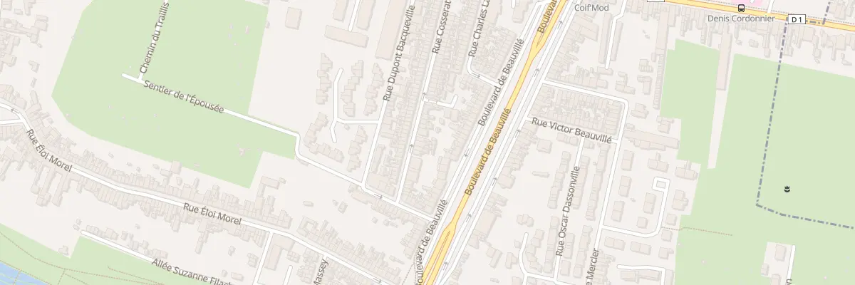 Plan du 30 Rue Cosserat à Amiens