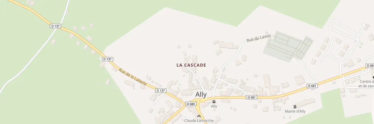 Plan du 5103 Le Bourg à Ally