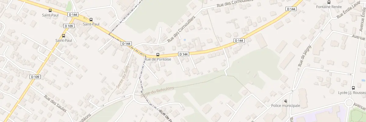 Plan du 57 Rue de Margency à Montmorency