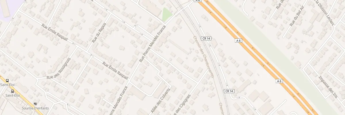 Plan du 3 Rue des Cigognes à Chilly-Mazarin