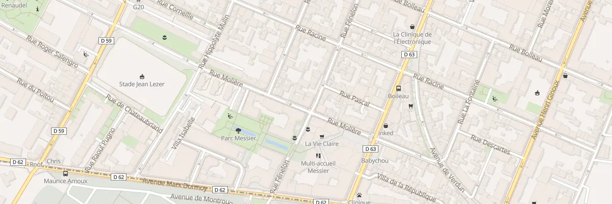 Plan du 30 Rue Molière à Montrouge
