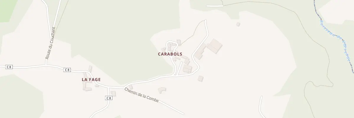 Plan du 1750 Rte de Carabols à Bournazel