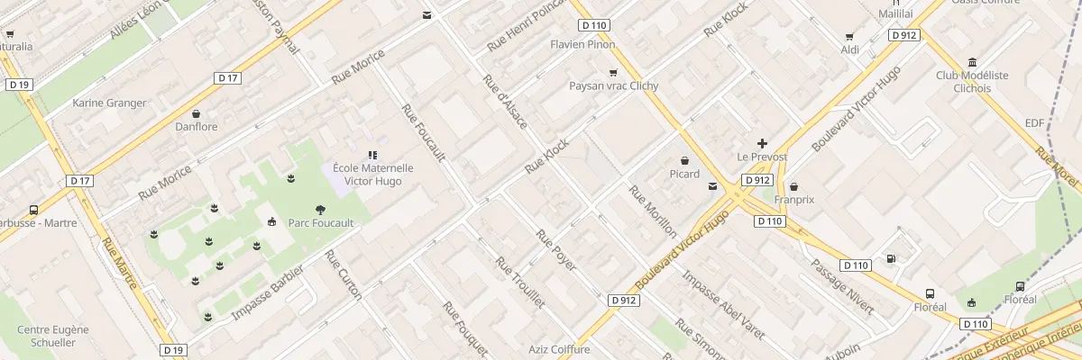 Plan du 15 Rue d’Alsace à Clichy