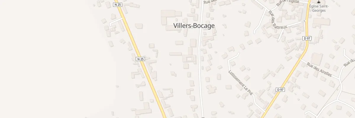 Plan du 26 Rue du Hauit à Villers-Bocage