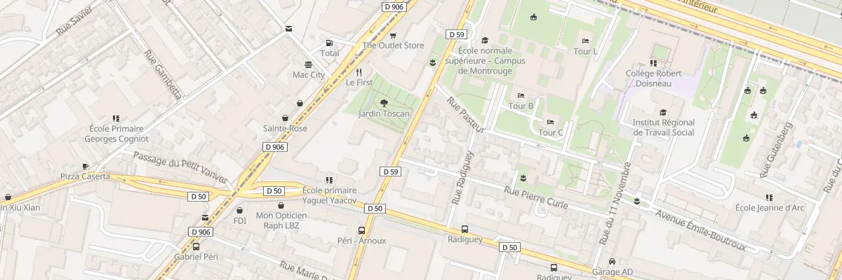 Plan du 31 Rue Maurice Arnoux à Montrouge