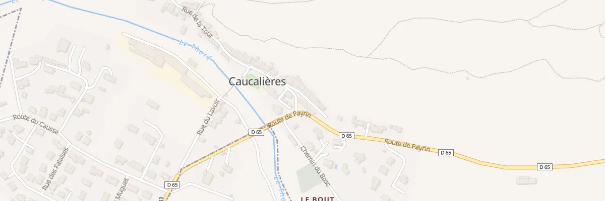 Plan du 2 Rue de la Mairie à Caucalières