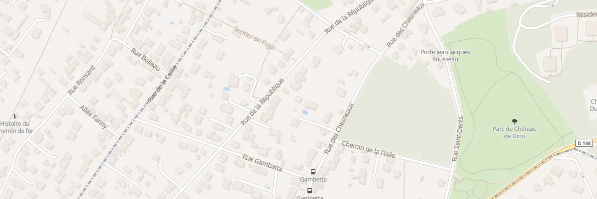 Plan du 15B Rue de la République à Montmorency