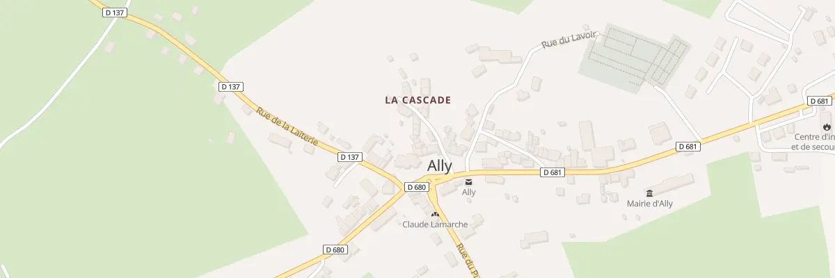 Plan du 5110 Le Bourg à Ally