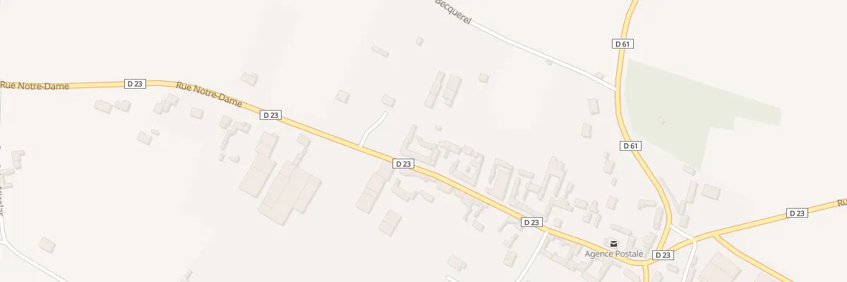 Plan du 34 Rue Notre Dame à Thieux
