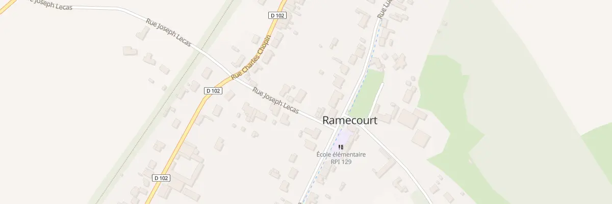 Plan du 62 Rue Joseph Lecas à Ramecourt