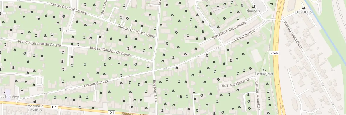 Plan du 14 Rue du Contour du Sud Fm à Dunkerque