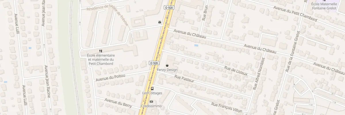 Plan du 2 Rue de Lisieux à Bourg-la-Reine