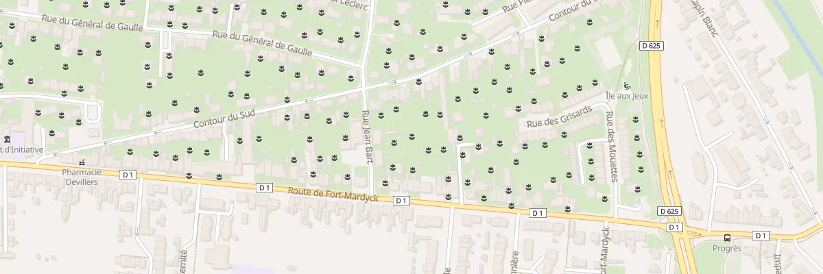 Plan du 78 Rue du Contour du Sud Fm à Dunkerque