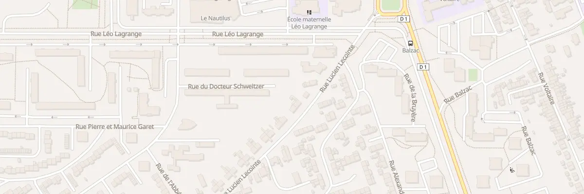 Plan du 249 Rue Lucien Lecointe à Amiens
