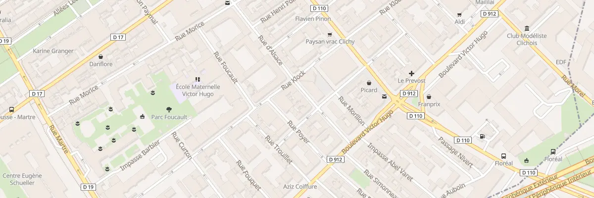Plan du 13 Rue d’Alsace à Clichy