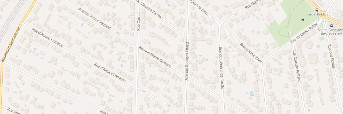Plan du 49 Av Pierre Semard à Sainte-Geneviève-des-Bois
