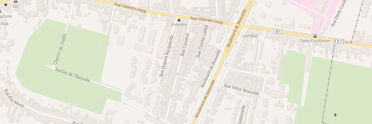 Plan du 68 Rue Cosserat à Amiens