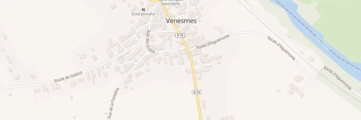 Plan du 26 Rue des Ecoles à Venesmes