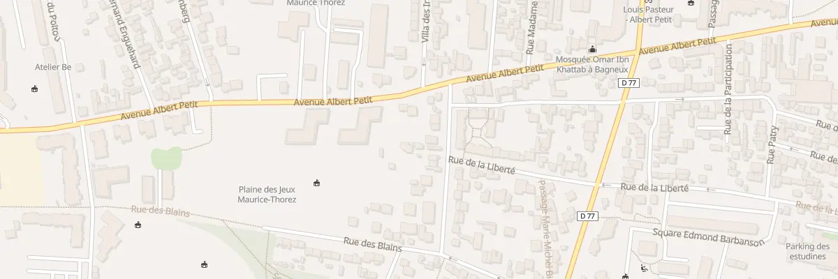 Plan du 6 Rue des Buttes à Bagneux