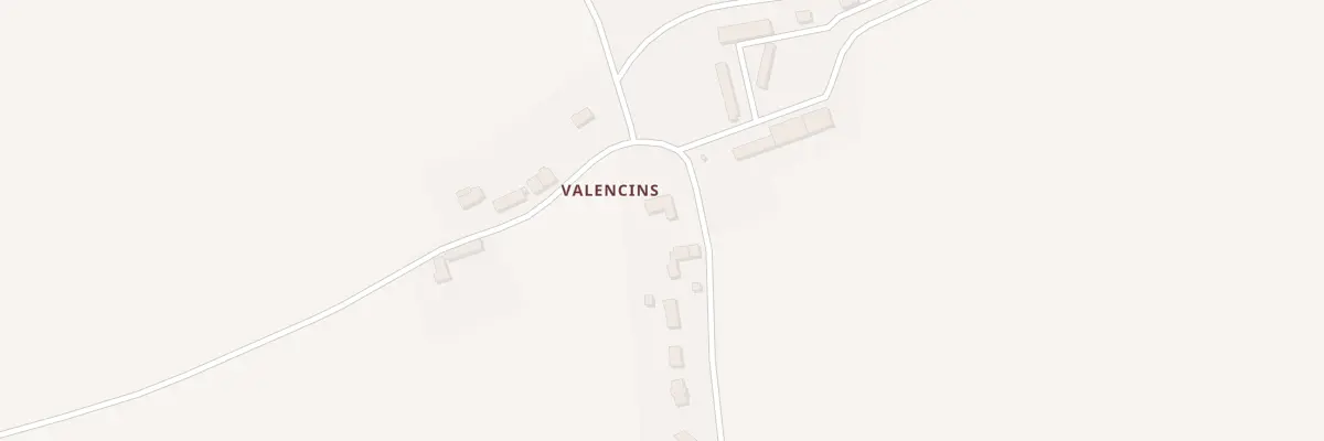 Plan du 8 Valencins à Saint-Caprais