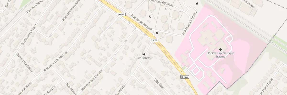 Plan du 4 Rue des Rabats à Antony