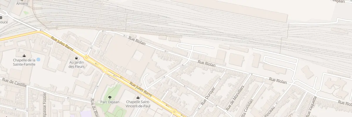 Plan du 76 Rue Riolan à Amiens
