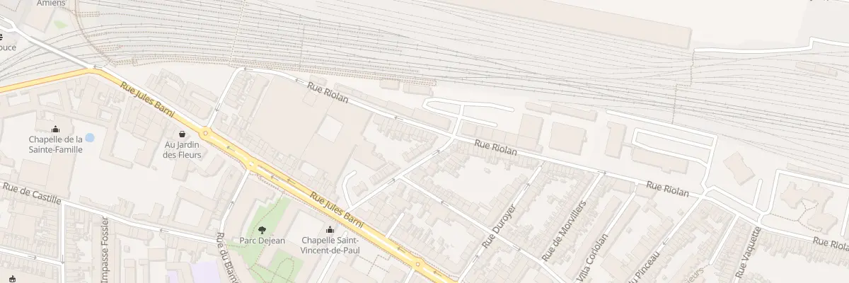 Plan du 80 Rue Riolan à Amiens