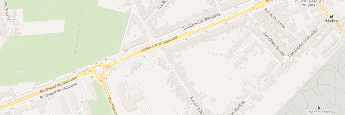 Plan du 1B Rue de la Troisieme D.I. à Amiens