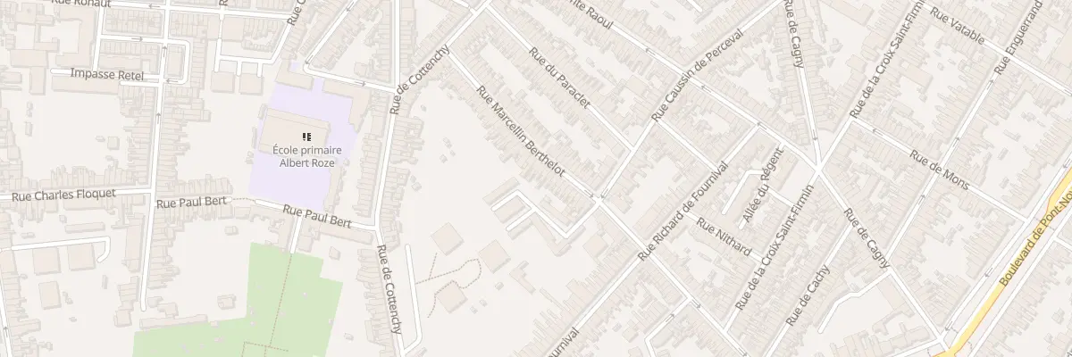 Plan du 46 Rue Marcellin Berthelot à Amiens