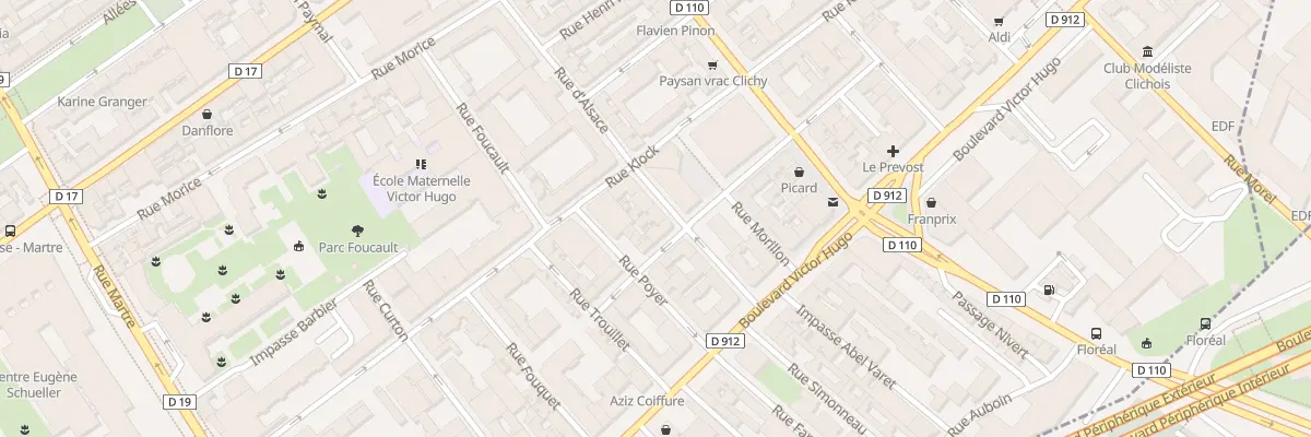Plan du 11 Rue d’Alsace à Clichy