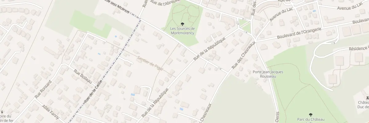 Plan du 18 Rue de la République à Montmorency