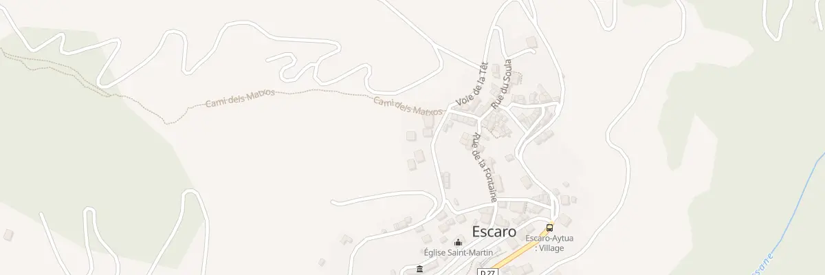 Plan du 33 Escaró d’Availl à Escaro