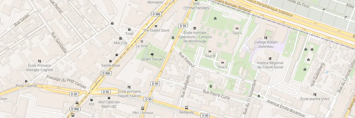 Plan du 31 Rue Pasteur à Montrouge