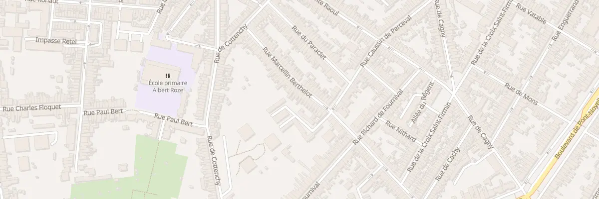 Plan du 48 Rue Marcellin Berthelot à Amiens
