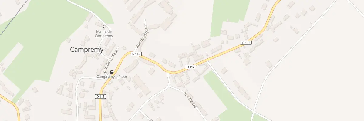 Plan du 1 Rue Neuve à Campremy