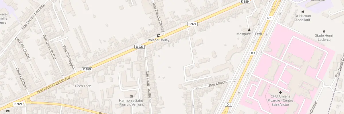 Plan du 142 Rue Léon Dupontreué à Amiens