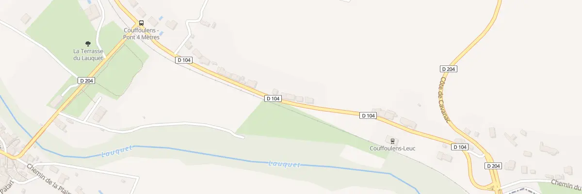 Plan du 137 La Gare à Couffoulens