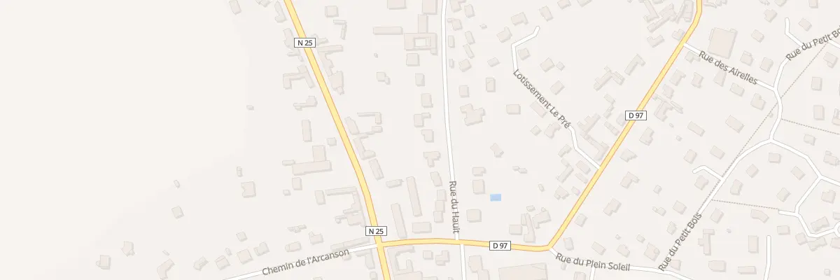 Plan du 36 Rue du Hauit à Villers-Bocage