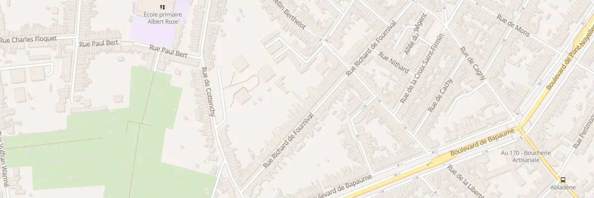 Plan du 82 Rue Richard de Fournival à Amiens